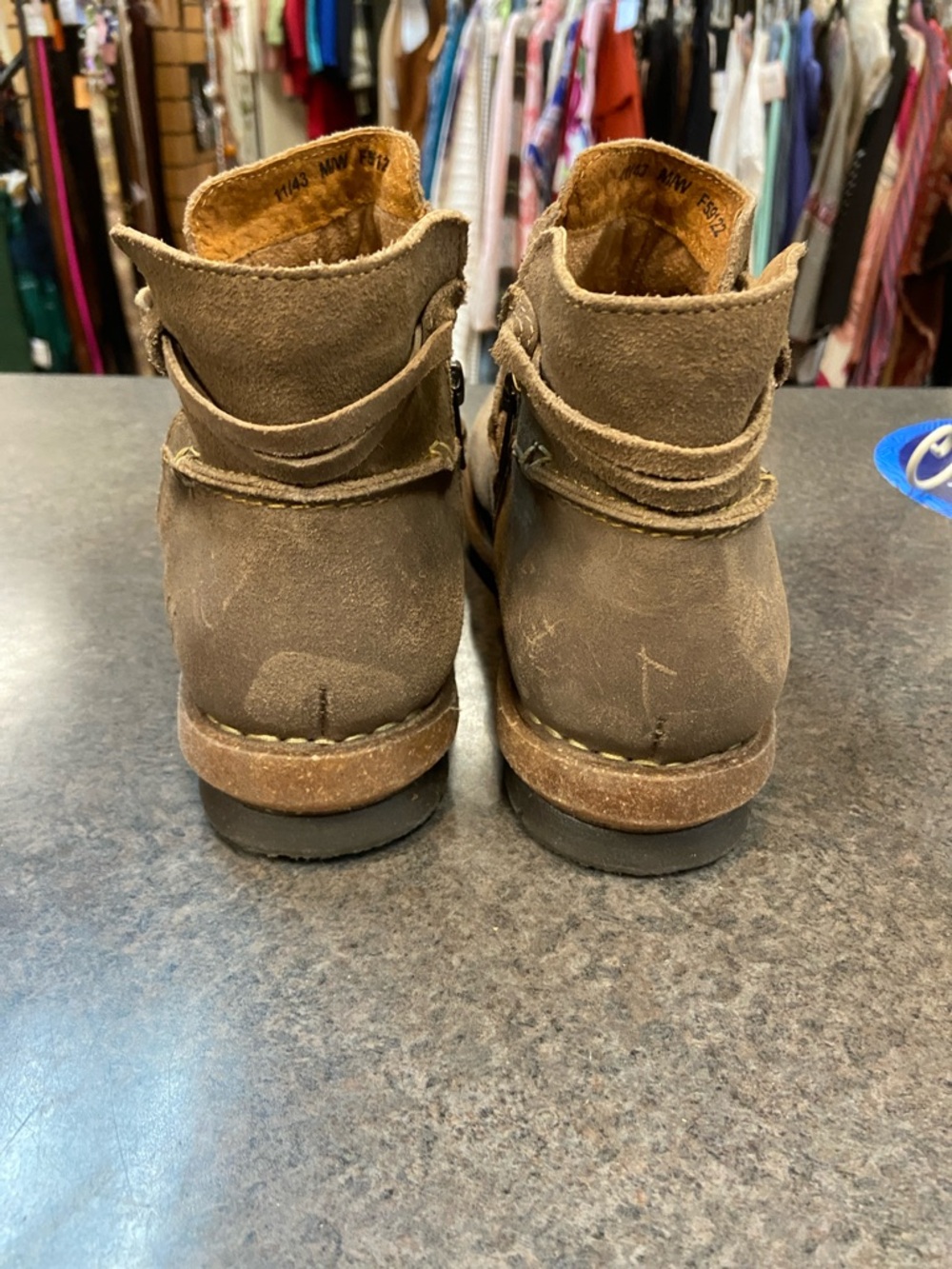 Born Suede Lace-Up Ankle Boot in Tan - Picture 5 of 6
